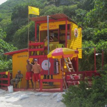 Bombeiros - Lifeguards on the beach Praia Mole